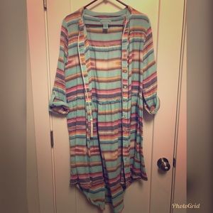 Tasha Pollizzi Tribal Kimono Dress